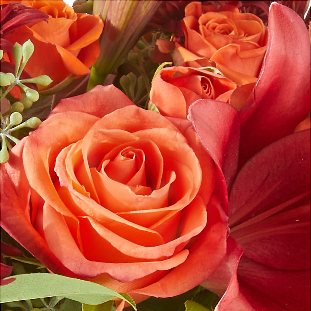 Crimson Leaves Bouquet –  La Maison De Fleur, Pierre Part LA