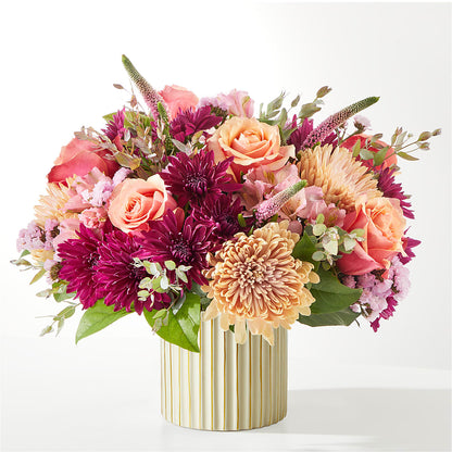 Berry Cobbler Bouquet with Ivory Vase –  La Maison De Fleur, Pierre Part LA