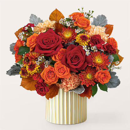 Merlot Bouquet with Ivory Vase –  La Maison De Fleur, Pierre Part LA