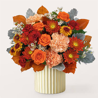 Merlot Bouquet with Ivory Vase –  La Maison De Fleur, Pierre Part LA