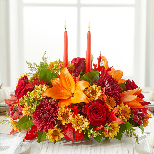 Autumn's Embrace Centerpiece –  La Maison De Fleur, Pierre Part LA