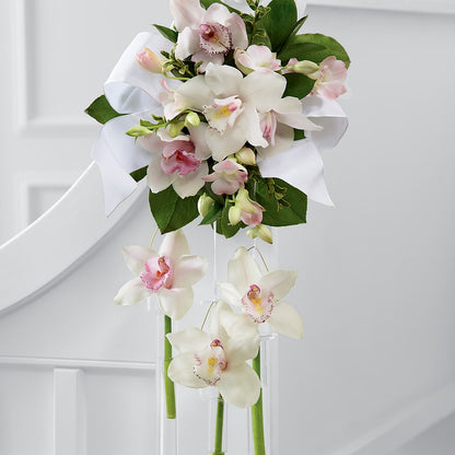 Perfect Entrance Pew Arrangement –  La Maison De Fleur, Pierre Part LA