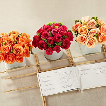 Dawn Rose Centerpiece –  La Maison De Fleur, Pierre Part LA