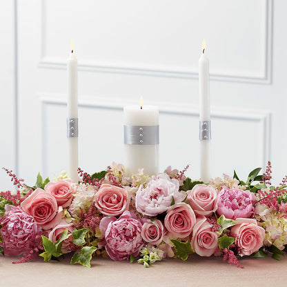 Worldwide Romance Unity Candle Arrangement –  La Maison De Fleur, Pierre Part LA