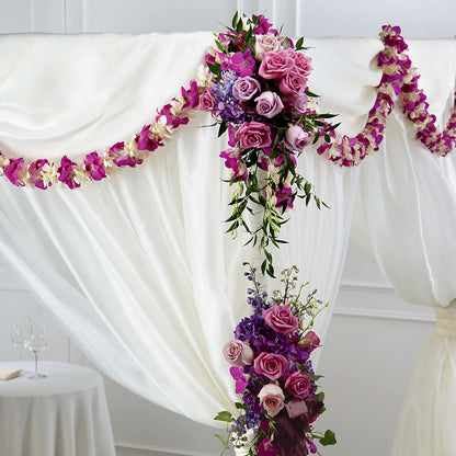 Color & Light Chuppah Decor –  La Maison De Fleur, Pierre Part LA